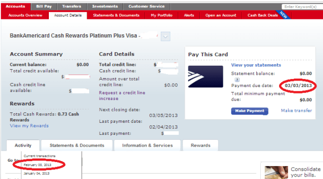 My Cash Rewards card actually gives me 26 days interest-free following each statement cycle